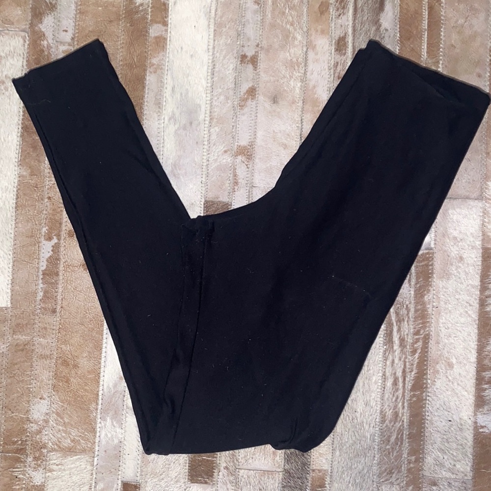 New Commando black leggings size large